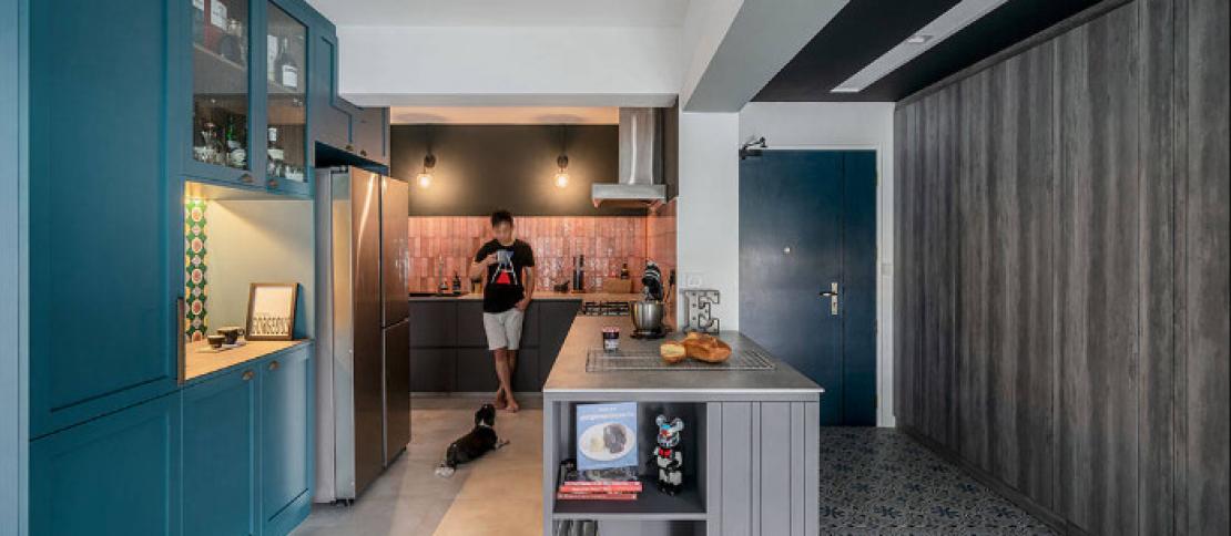 HDB Mediterranean Design - Living
