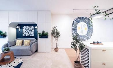 CONDO Mediterranean Design - Living