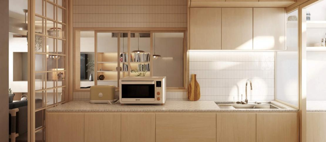 HDB Zen Design - Kitchen