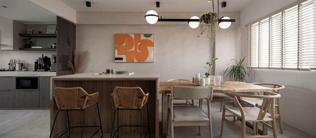 HDB Wabi Sabi Design - Dining