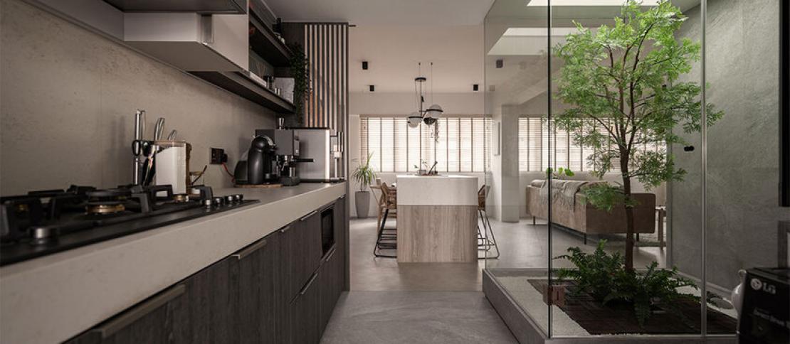 HDB Wabi Sabi Design - Kitchen