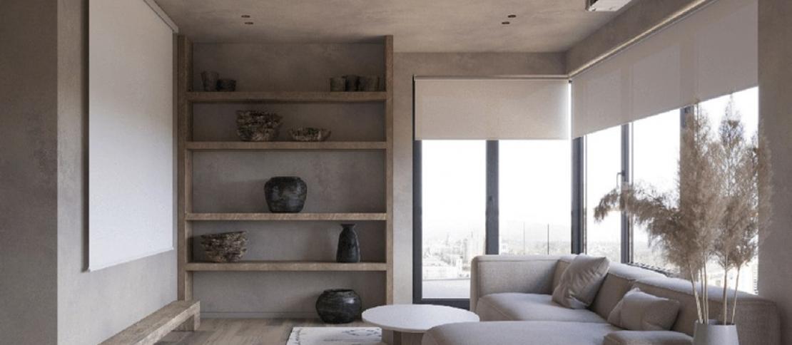 CONDO Wabi Sabi Design - Living