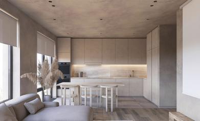 CONDO Wabi Sabi Design - Kitchen