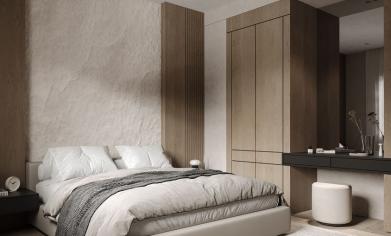 CONDO Wabi Sabi Design - Bedroom