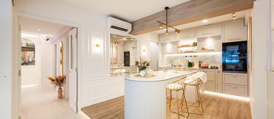 HDB Organic Modern Design - Kitchen