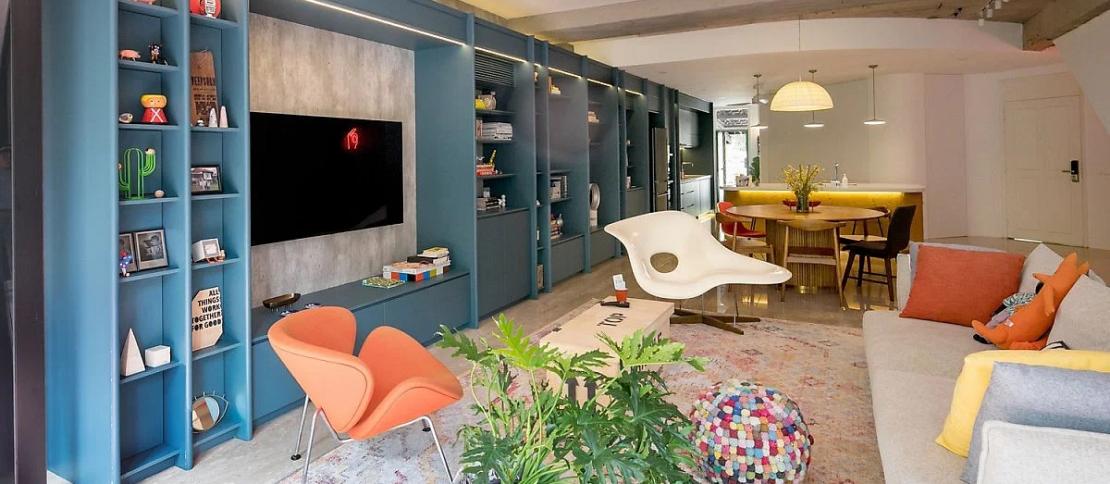 CONDO Eclectic Design - Living