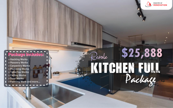 KITCHEN PACKAGE @ $25,888 (HDB-RESALE)