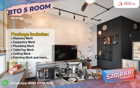 BTO 5 ROOM PACKAGE @ $20,888 (HDB)