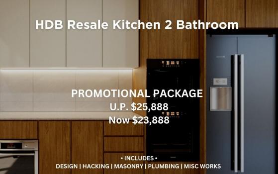 kitchen & 2  bathrooms. [ prices from $23,888 ]