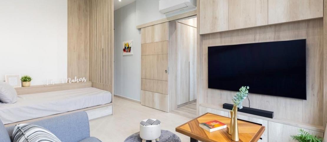 HDB Hamptons Design - Living