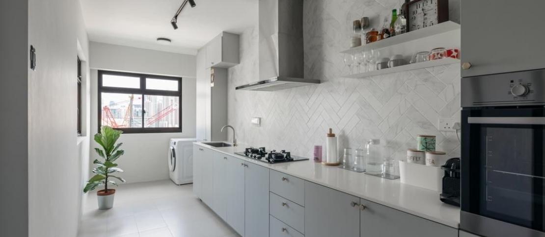 HDB Hamptons Design - Kitchen