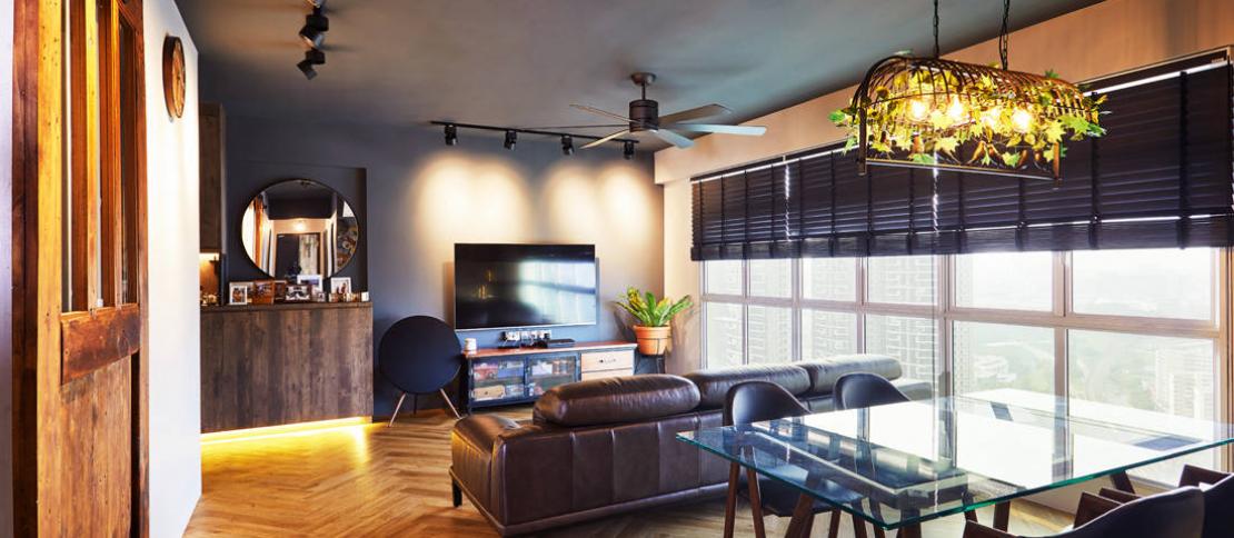 HDB Boutique Hotel Design - Living