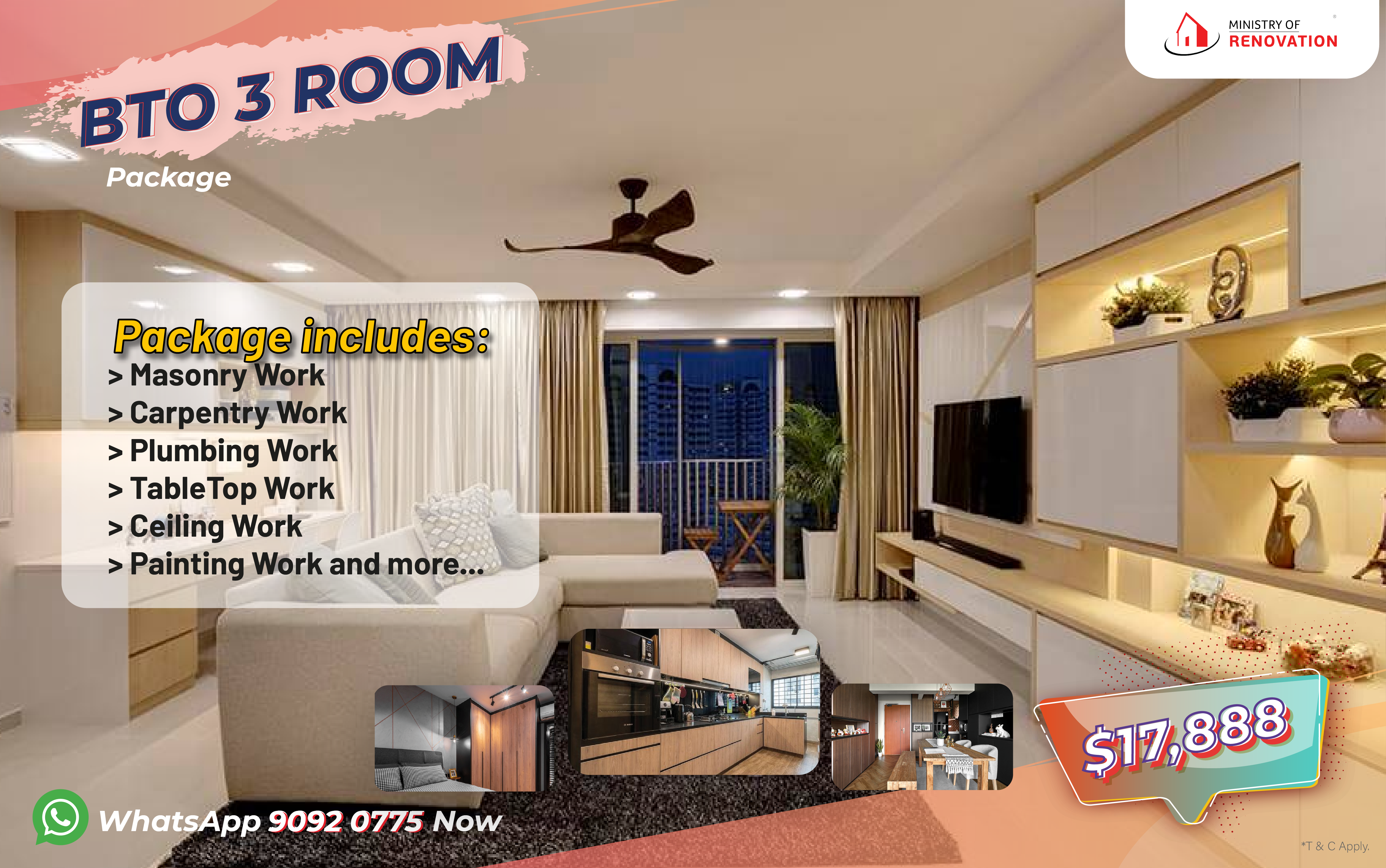 Three on sale room packages